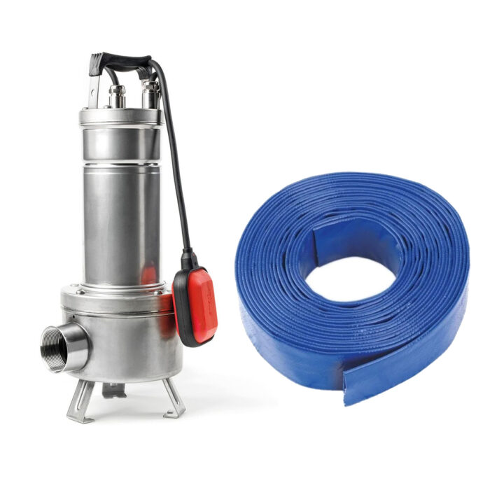 Dab FEKA VS 1200 M-A met afvoerslang 25 meter – Groen/ zwart / RVS