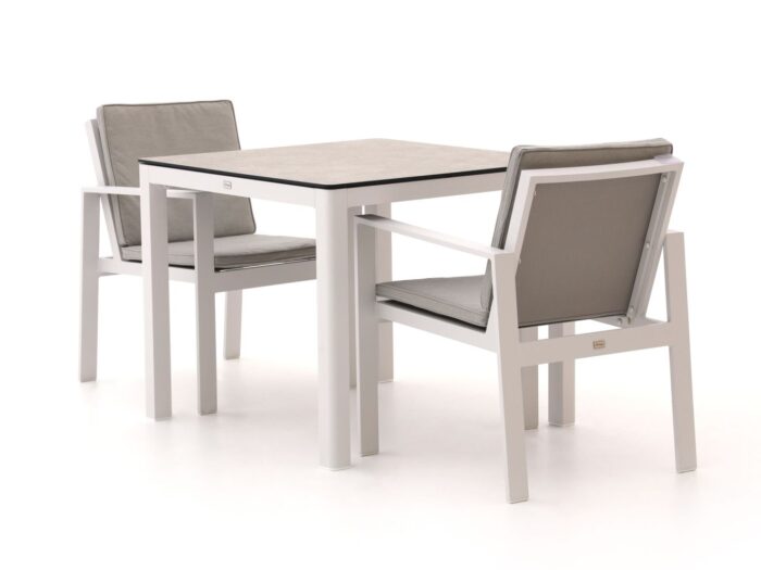Bellagio tuinmeubelen Bellagio Vezzano/La Fonte 90cm dining tuinset 3-delig Laagste prijsgarantie! – Grijs