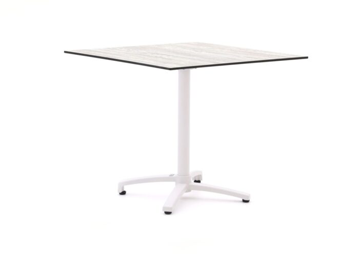 Bellagio tuinmeubelen Bellagio Canzo klaptafel 80x80x73cm Laagste prijsgarantie! – Wit