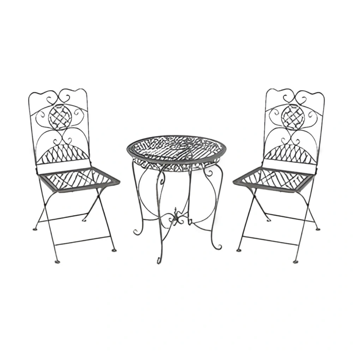 Buitengewoon de boet Bistroset Sun – grijs;zwart