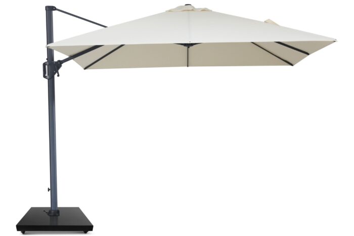 Camello Diego zweefparasol 3x3m S1 (excl. voet) – Taupe-naturel-bruin