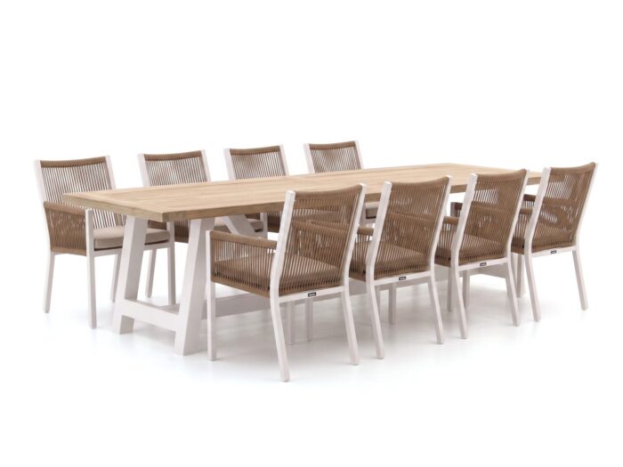 Manifesto Furniture Manifesto Rivola/Bresimo 330cm dining tuinset 9-delig Laagste prijsgarantie!