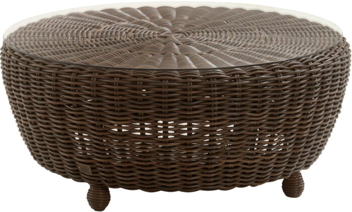 4so Koffietafel rond 100 cm Madoera set Colonial