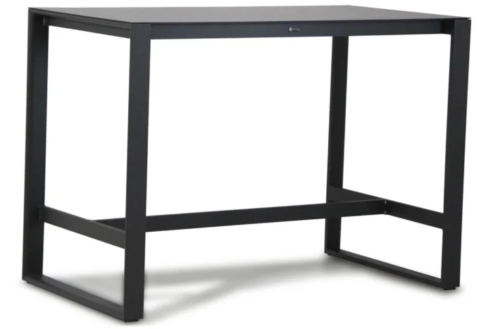 Santika Furniture Soray bartafel 150x80 cm antraciet - Grijs-antraciet