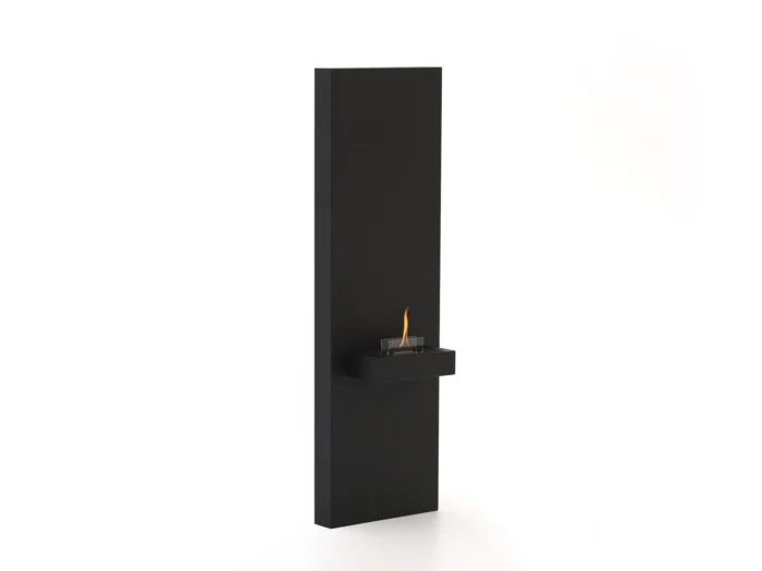 Tenderflame Rock 90 wandhaard 40x24,5x130cm - Zwart