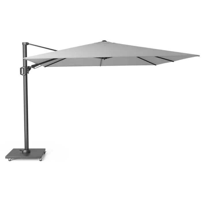 Platinum Challenger T² zweefparasol | 300x300cm | Light Grey - Lichtgrijs