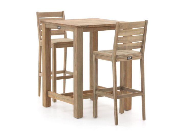 ROUGH Furniture ROUGH-S/ROUGH-X 80cm barset 3-delig Laagste prijsgarantie! – Bruin