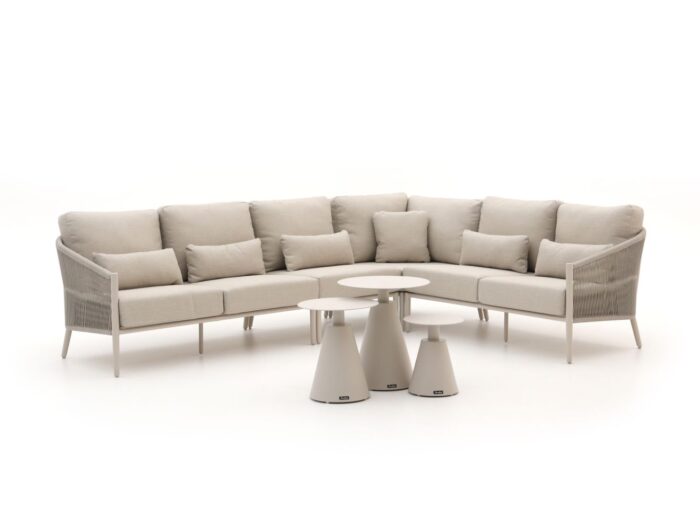 Bellagio tuinmeubelen Bellagio Mineo/Tusa hoek loungeset 7-delig rechts Laagste prijsgarantie! – Taupe