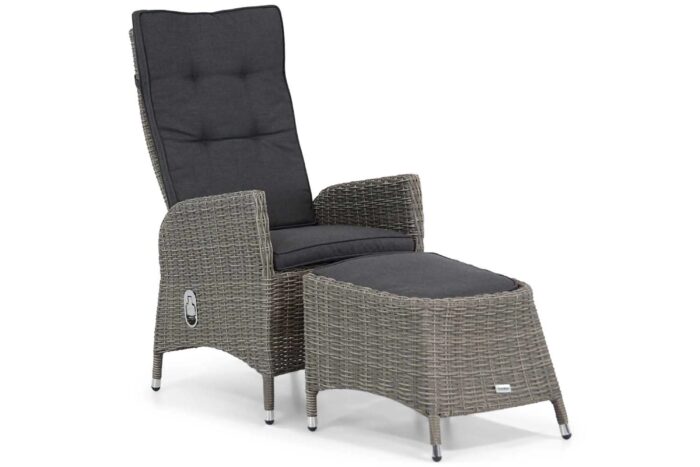 Garden Collections Lincoln bistroset 2-delig – Grijs-antraciet