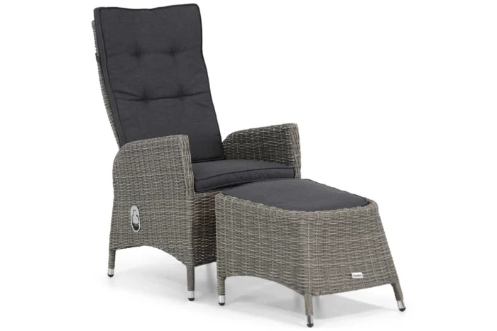 Garden Collections Lincoln bistroset 2-delig - Grijs-antraciet