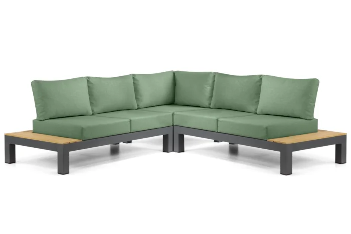 Lifestyle Garden Furniture Vittoria hoek loungeset 3-delig - Grijs-antraciet