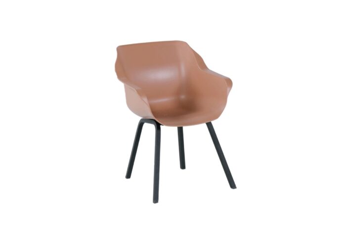 Hartman Sophie Element dining tuinstoel italian terra met gratis kussen – Oranje