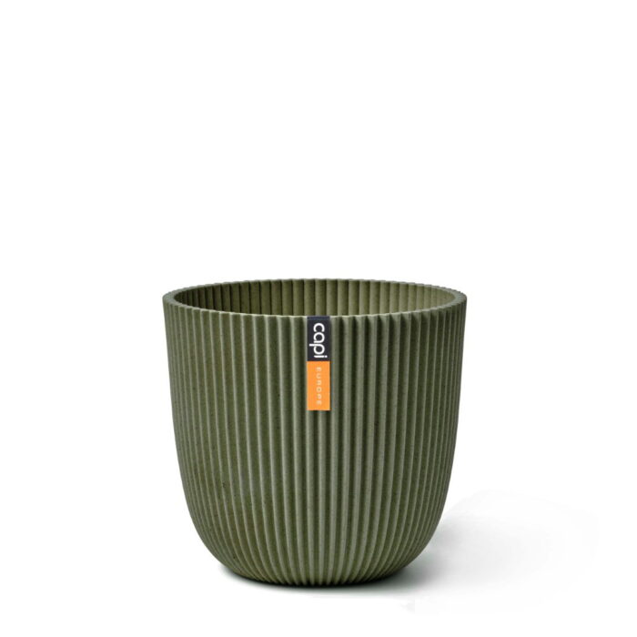 Capi europe Pot bol Groove 25×23 kunstgras groen bloempot