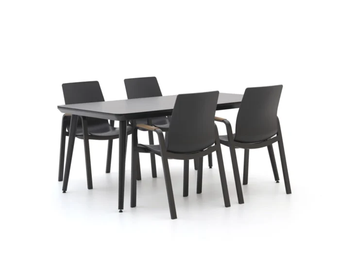 Hartman tuinmeubelen Flow/Sophie Studio 170cm dining tuinset 5-delig - Grijs