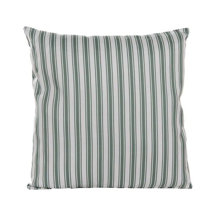 Annas collection Buitenkussen 60×60 cm Groen Streep Anna’s Collection