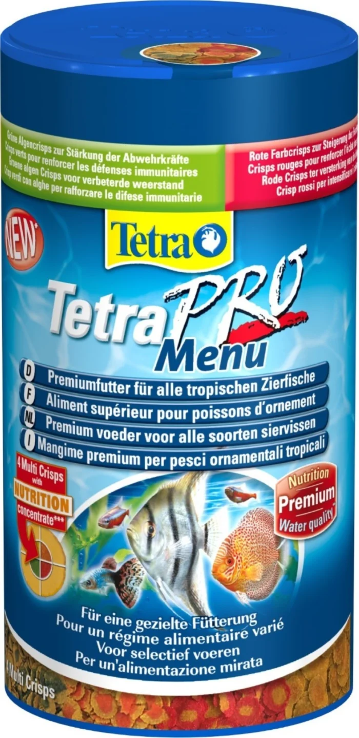 Tetra Pro menu 250 ml Vis Gebr. de Boon - Zie Foto