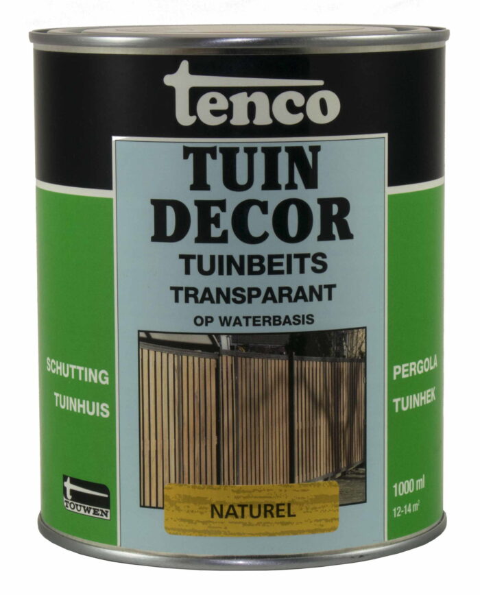 Tenco Tuindecor transparant naturel 1l verf/beits