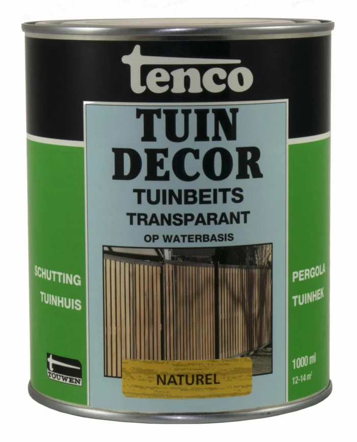 Tenco Tuindecor transparant naturel 1l verf/beits