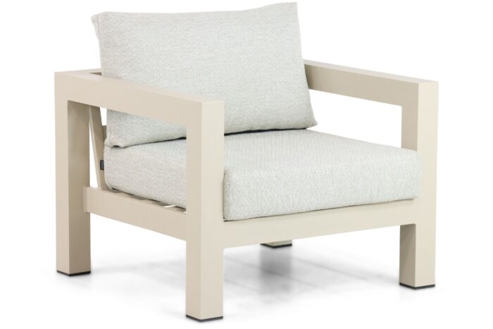 Lifestyle Garden Furniture Luca lounge tuinstoel – Taupe-naturel-bruin