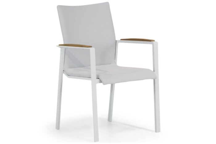 Lifestyle Garden Furniture Brandon dining tuinstoel white – Wit