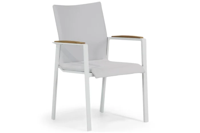 Lifestyle Garden Furniture Brandon dining tuinstoel white - Wit