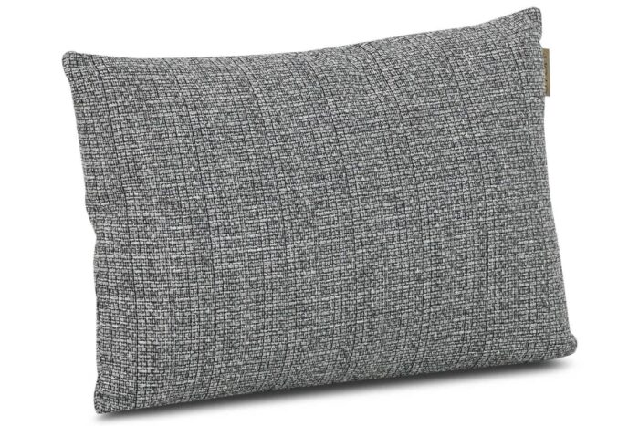 Stoff Miné sierkussen 60 x 40 cm – Grijs-antraciet