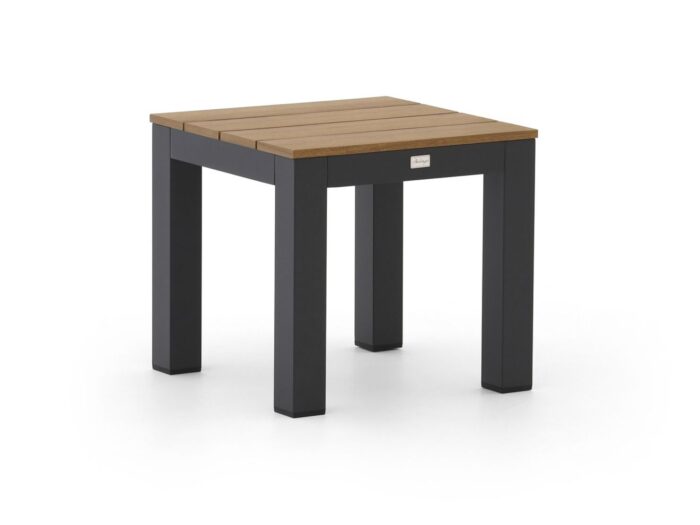 Bellagio tuinmeubelen Bellagio Fidenza bijzet tuintafel 46x46x42cm Laagste prijsgarantie! – Grijs