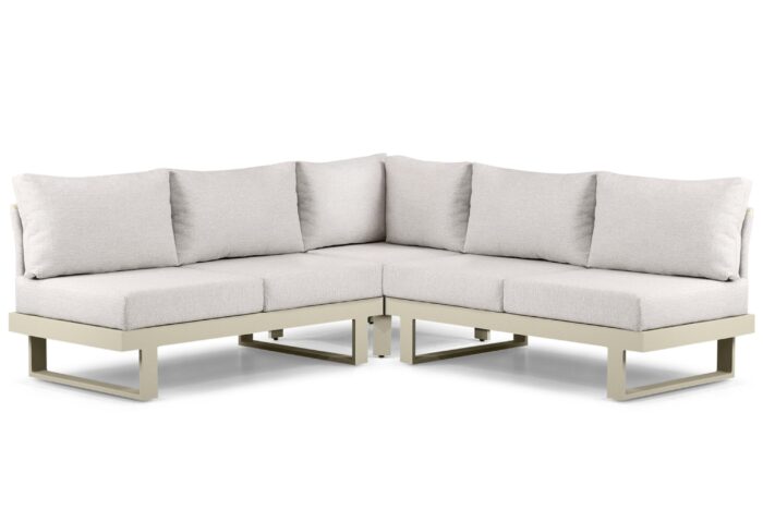 Lifestyle Garden Furniture Lorenzo hoek loungeset 3-delig – Taupe-naturel-bruin