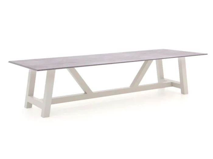 Bellagio tuinmeubelen Bresimo dining tuintafel 317x100cm - Wit