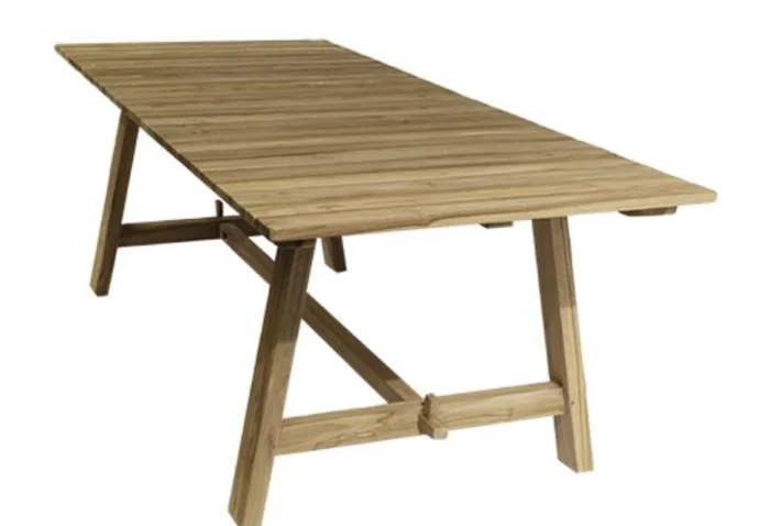 Van der leeden Teak Tuintafel Thijs 240X90x78 cm tuinmeubel - hout