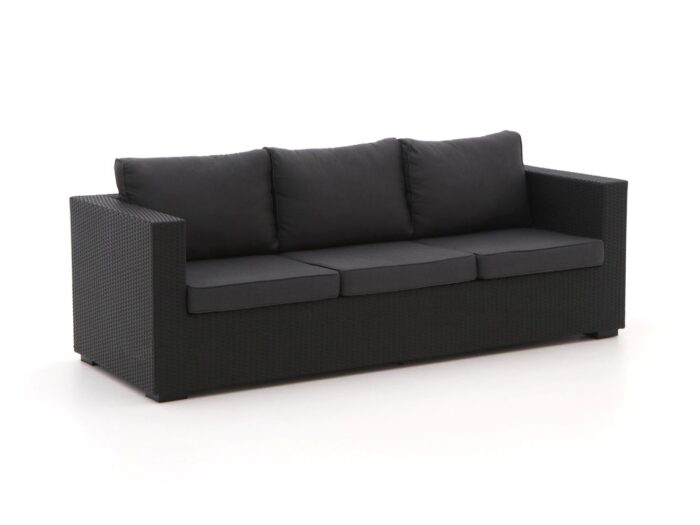 Forza Furniture Forza Giotto lounge tuinbank 3-zits 230cm Laagste prijsgarantie! – Zwart