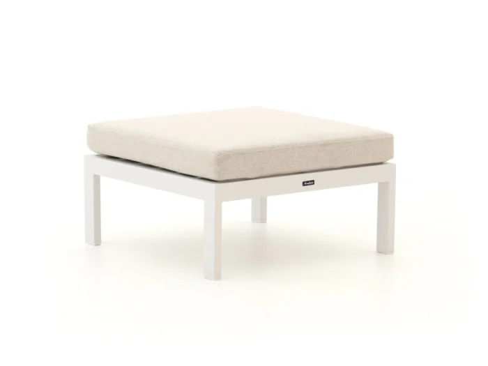 Manifesto Furniture + 15% kassakorting | Manifesto Alzano lounge voetenbank 78x78cm - Wit