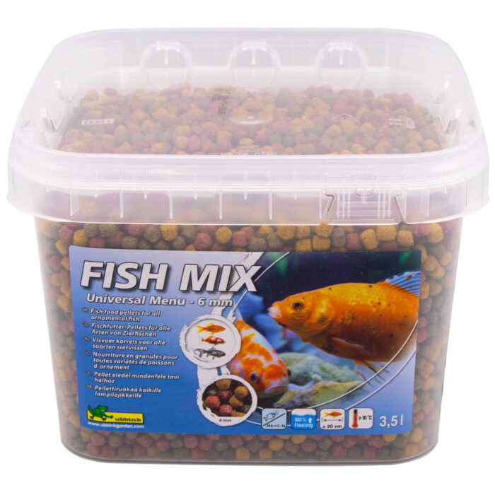 Ubbink Visvoer fish mix Universal Menu 3.5l 6mm – geel;groen;rood