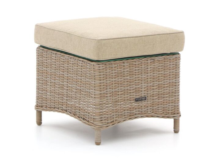 Intenso Furniture Intenso Milano bijzettafel/voetenbank 53x53x37cm Laagste prijsgarantie! – Taupe