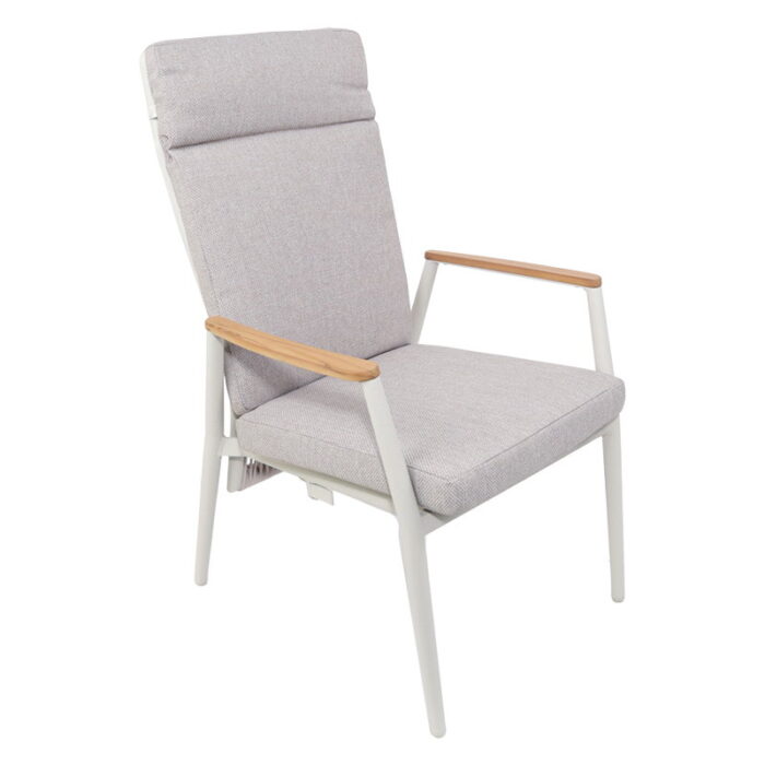 Oosterik home Lakeshore verstelbare dining stoel sunny cream – beige