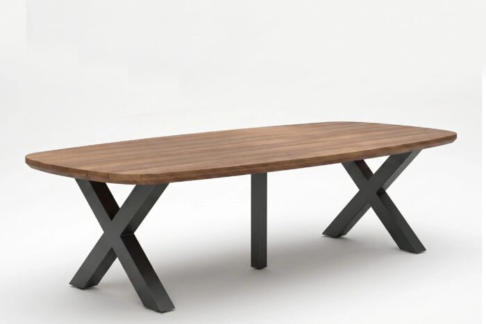 Lifestyle Garden Furniture Falcon/Cardiff dining tuintafel 300 x 100 cm antracite – Grijs-antraciet