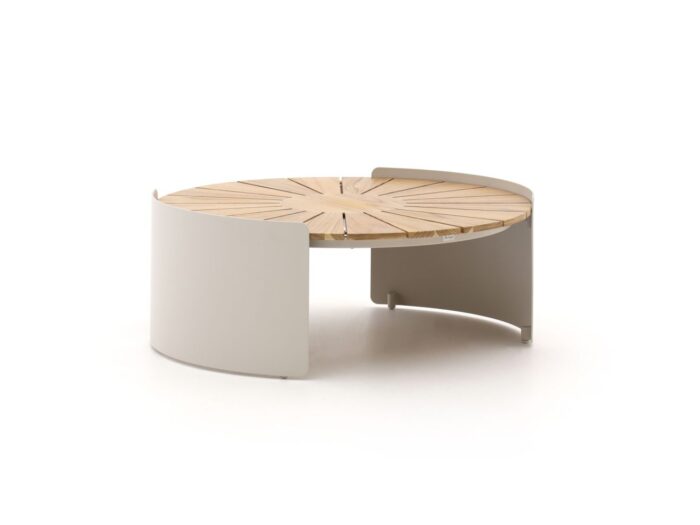 Bellagio tuinmeubelen Bellagio Porcari lounge tuintafel ø90cm (h:35cm) Laagste prijsgarantie! – Taupe