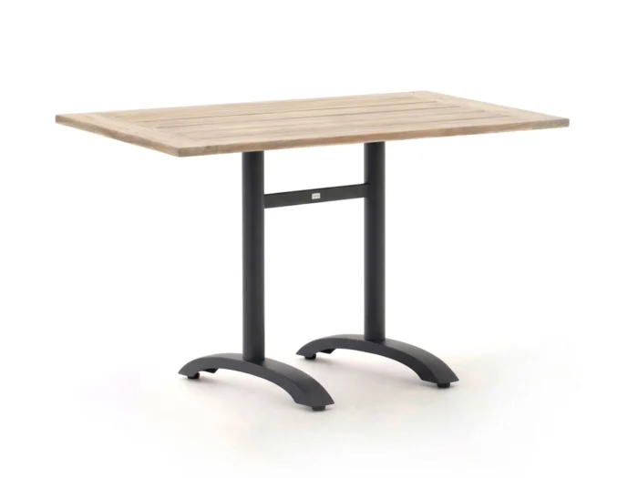 Bellagio tuinmeubelen Lisio tuintafel 120x70x75cm - Grijs