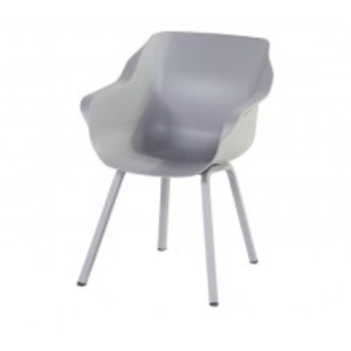 Sophie Stoel Element Armchair zitting ‘misty grey’ frame ‘misty grey’ (1 stuk) Hartman – grijs