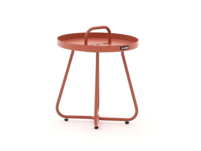 Manifesto Furniture Manifesto Pito bijzet tuintafel ø 37cm (h:43cm) Laagste prijsgarantie! – Oranje
