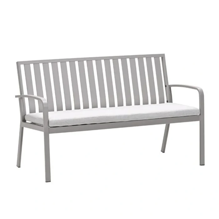 Garden impressions Bruno Parkbank 150 cm Taupe - bruin