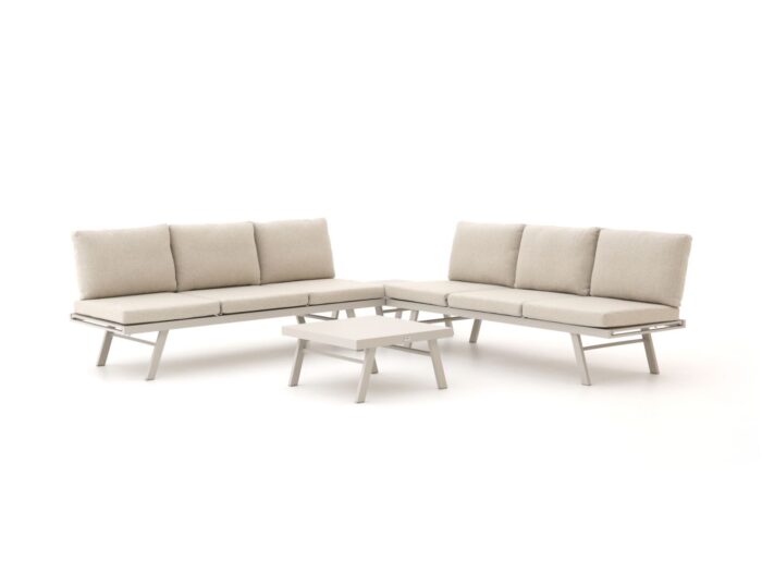 Forza Furniture Vadena hoek loungeset 4-delig verstelbaar – Taupe