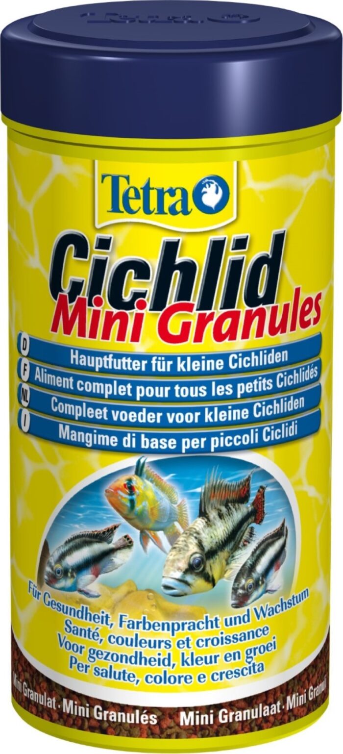 Tetra Cichlid mini granulaat 250 ml Vis Gebr. de Boon – Zie Foto