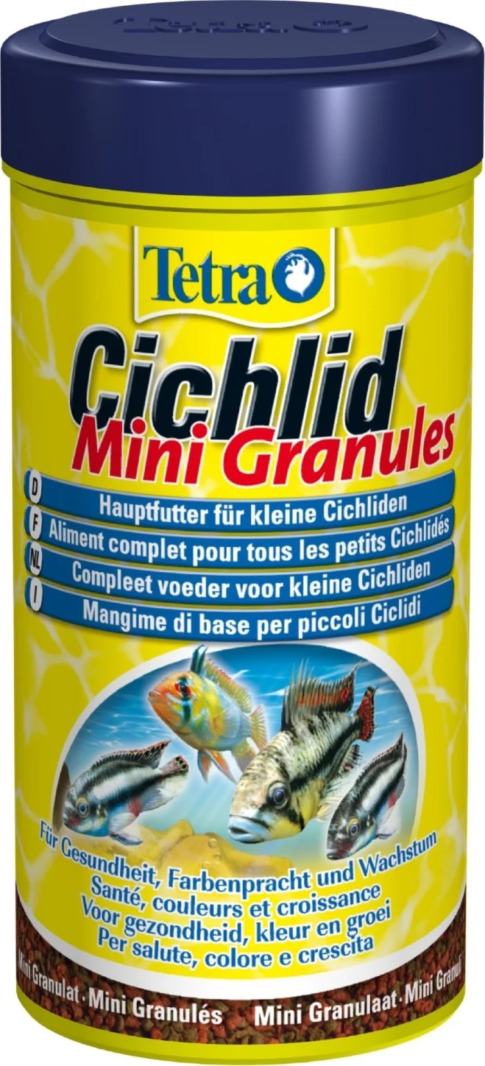 Tetra Cichlid mini granulaat 250 ml Vis Gebr. de Boon - Zie Foto