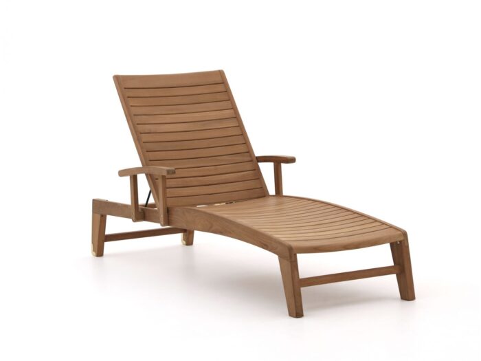 Sunyard Furniture Sunyard Chirburry ligbed met wiel Laagste prijsgarantie! – Bruin