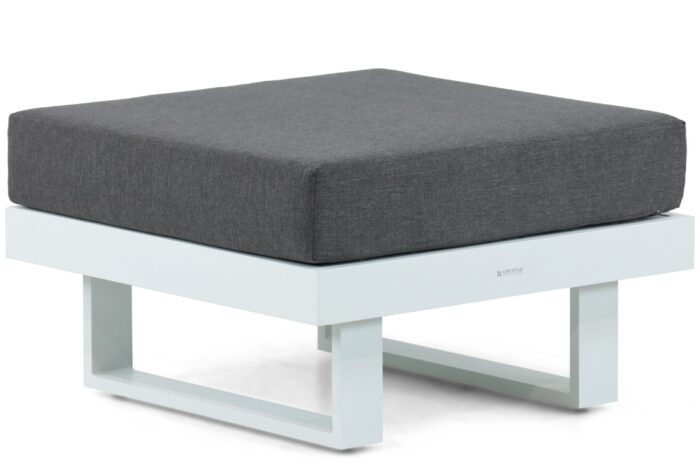 Lifestyle Garden Furniture Lorenzo lounge voetenbank – Wit
