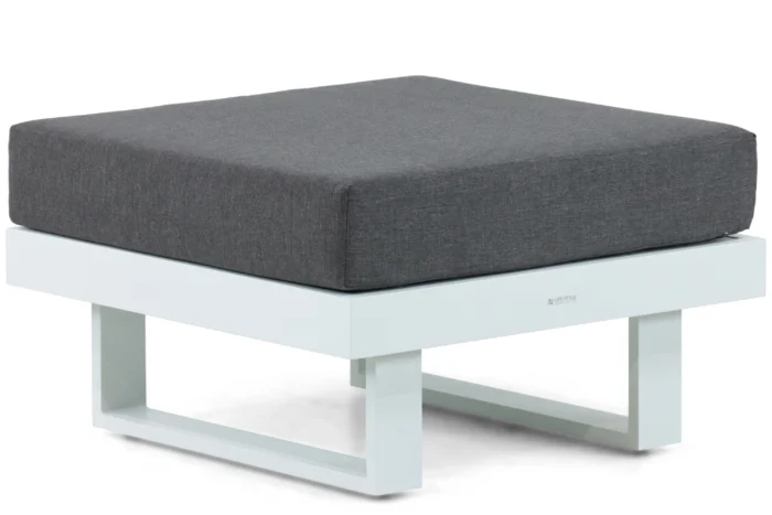 Lifestyle Garden Furniture Lorenzo lounge voetenbank - Wit
