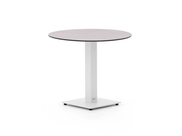 Forza Furniture Forza Orta tuintafel ø80cm (h:73cm) Laagste prijsgarantie! – Wit