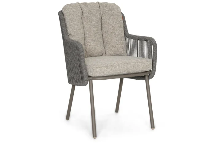 Santika Furniture Cayora dining tuinstoel - Taupe-naturel-bruin