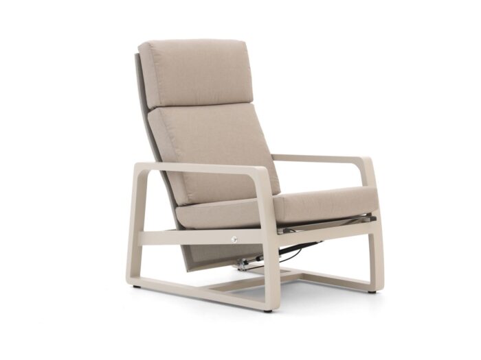 Manifesto Furniture Manifesto Rubbiano lounge tuinstoel verstelbaar Laagste prijsgarantie! – Taupe